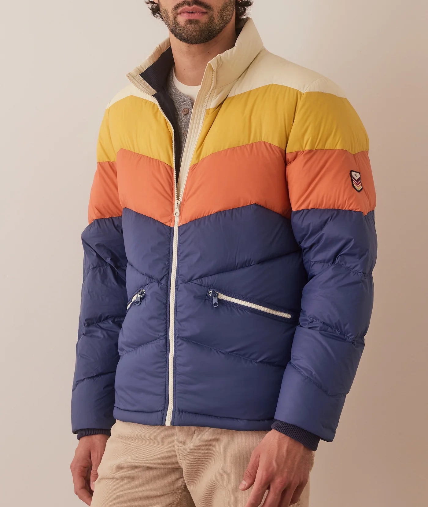 Colorblock Puffer Jacket Buy