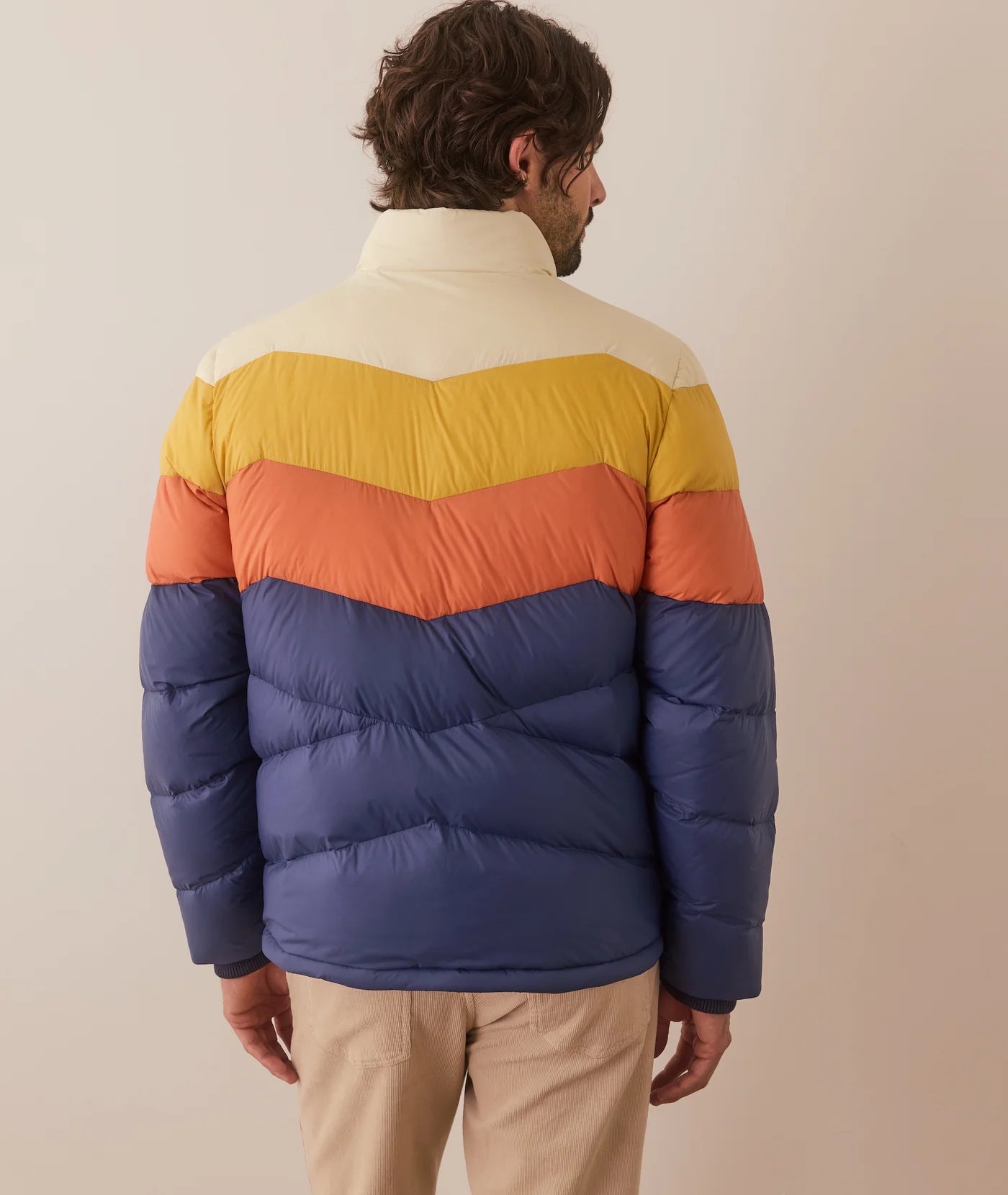 Colorblock Puffer Jacket Sale