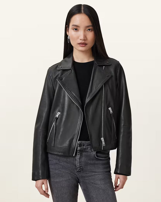 Dalby Leather Biker Jacket
