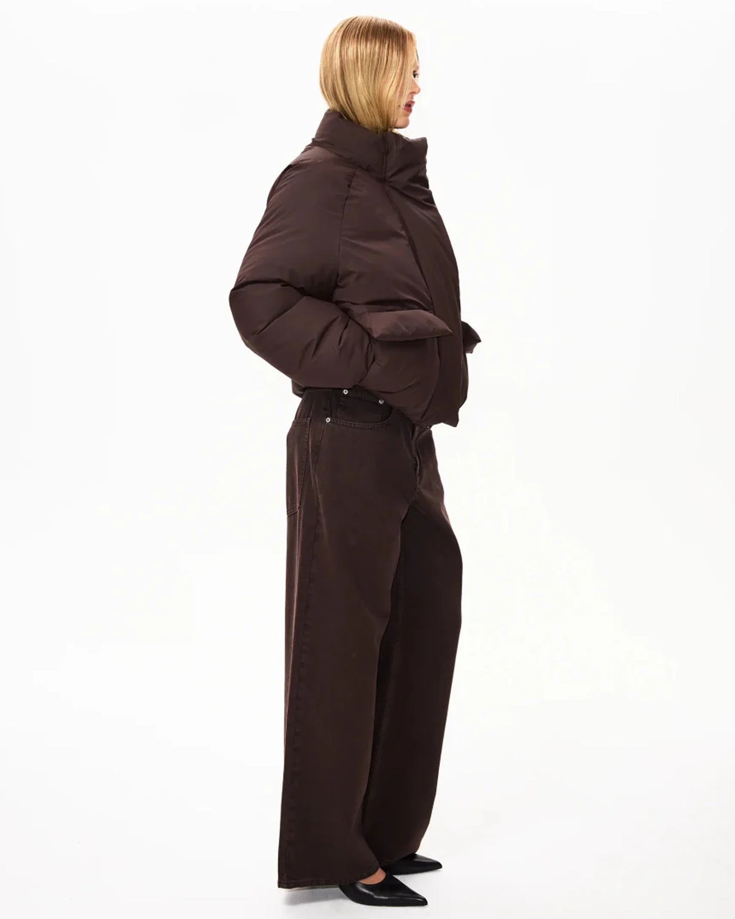 Dark-Brown-Khy-Puffer-Jacket