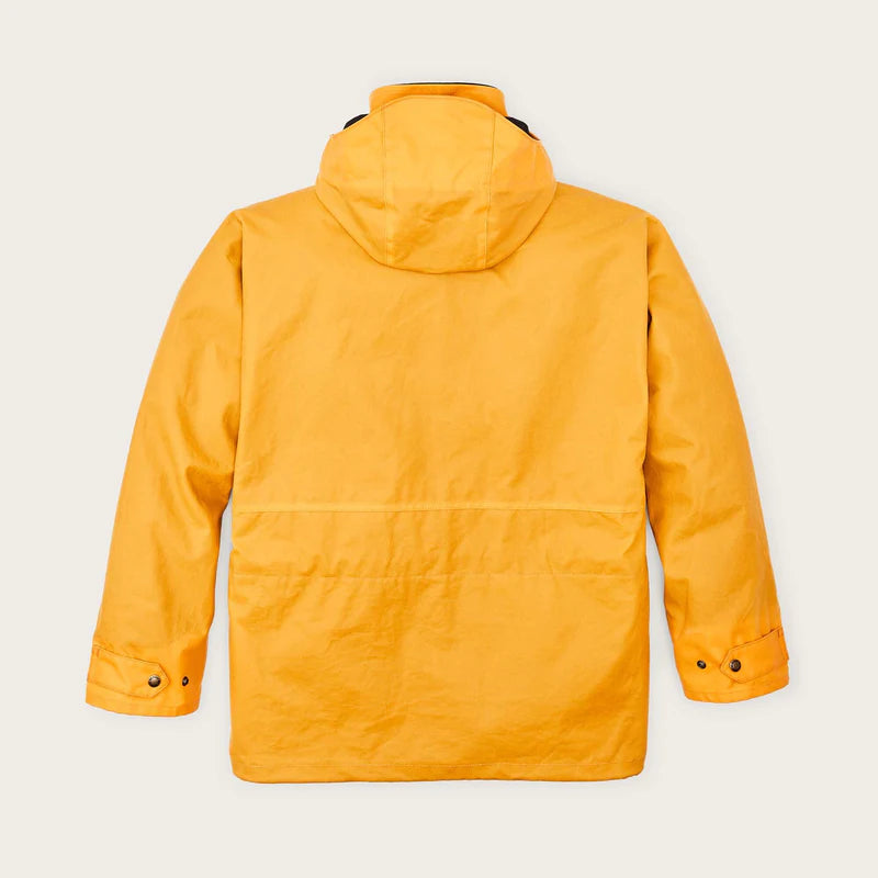 Dark-green-Filson-foul-weather-jacket-with-a-durable