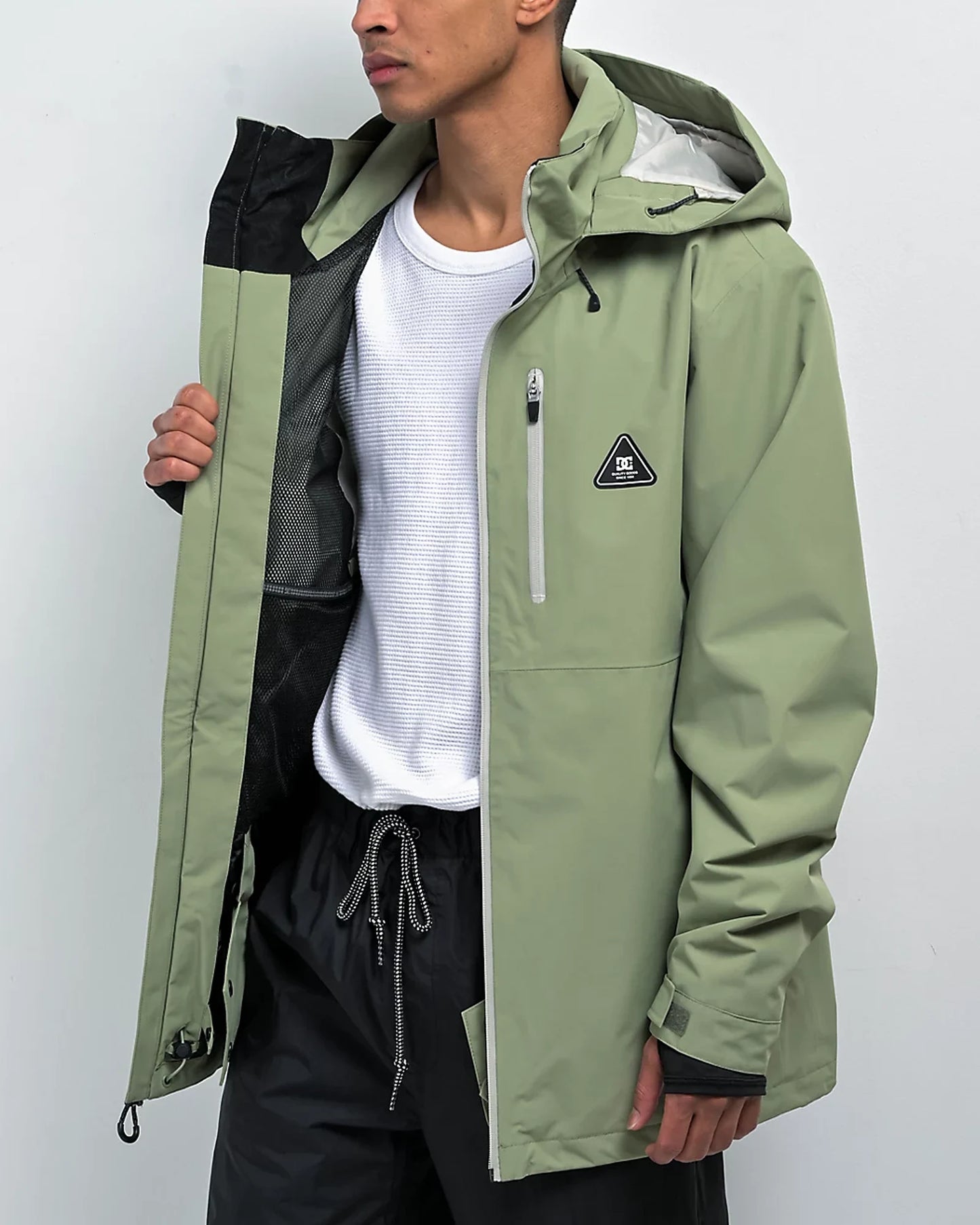 Dc-Snowboard-Jacket-Oil-Green