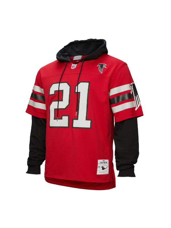 Deion Sanders Hoodie Jersey Red Sale