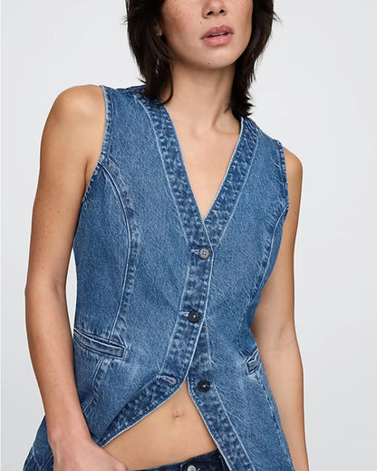 Denim-Vest-Longline-Gap