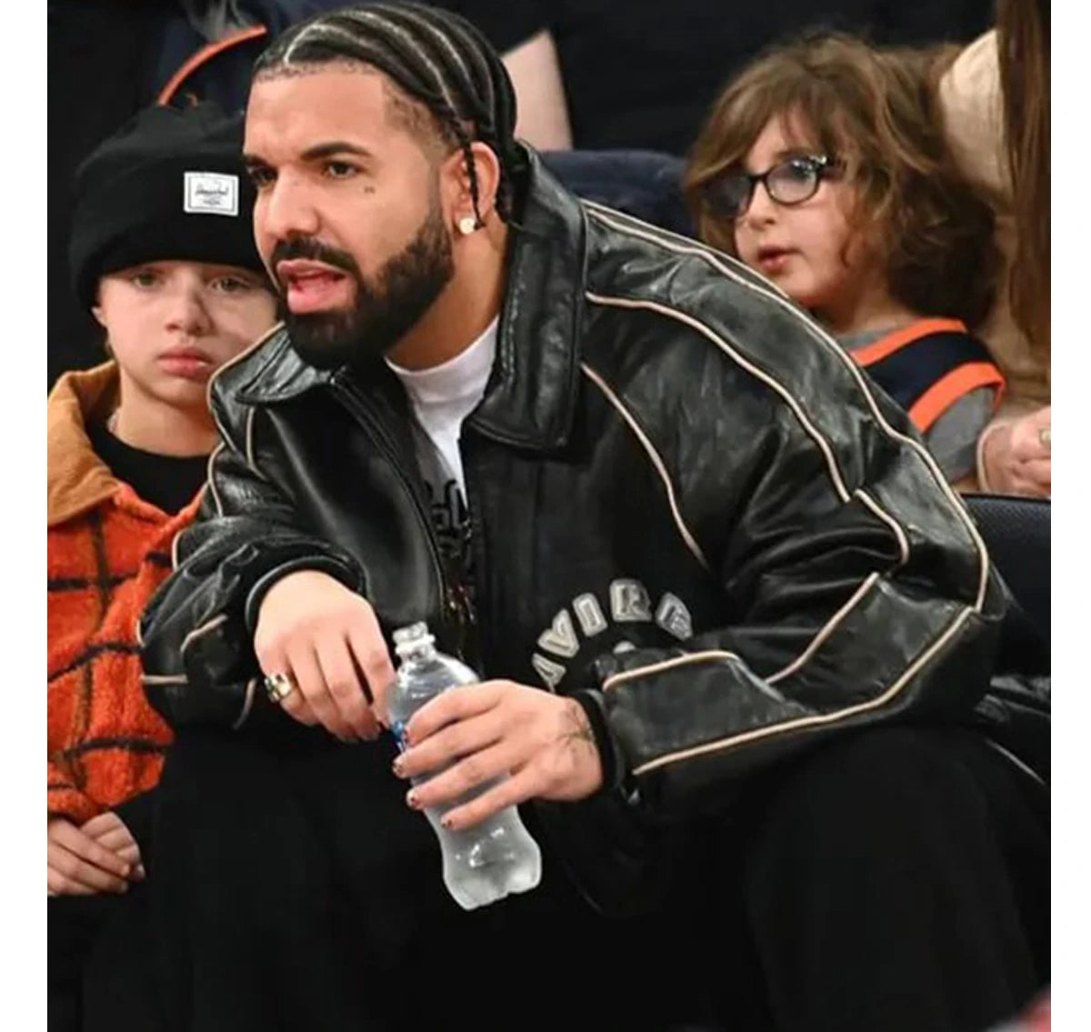 Drake-Nicks-Game-Distressed-Black-Leather-Jacket