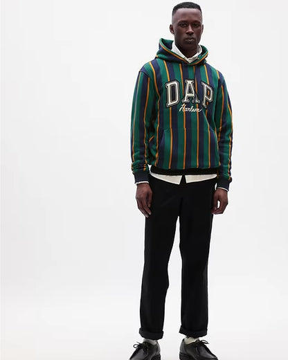 GAP-X-DAP-Logo-Green-Pullover-Hoodie