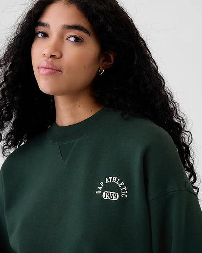 Gap-Green-Mock-Neck-Sweatshirt