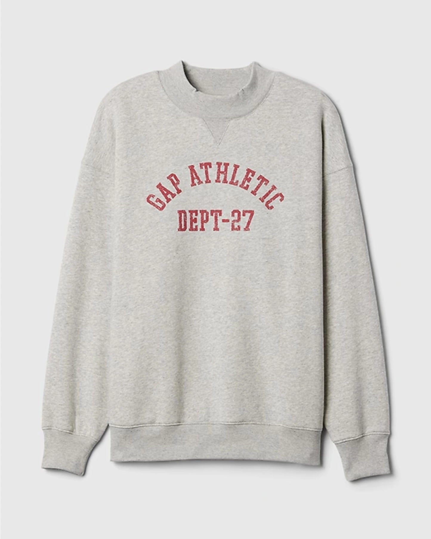 Gap-Mock-Neck-Gray-Sweatshirt