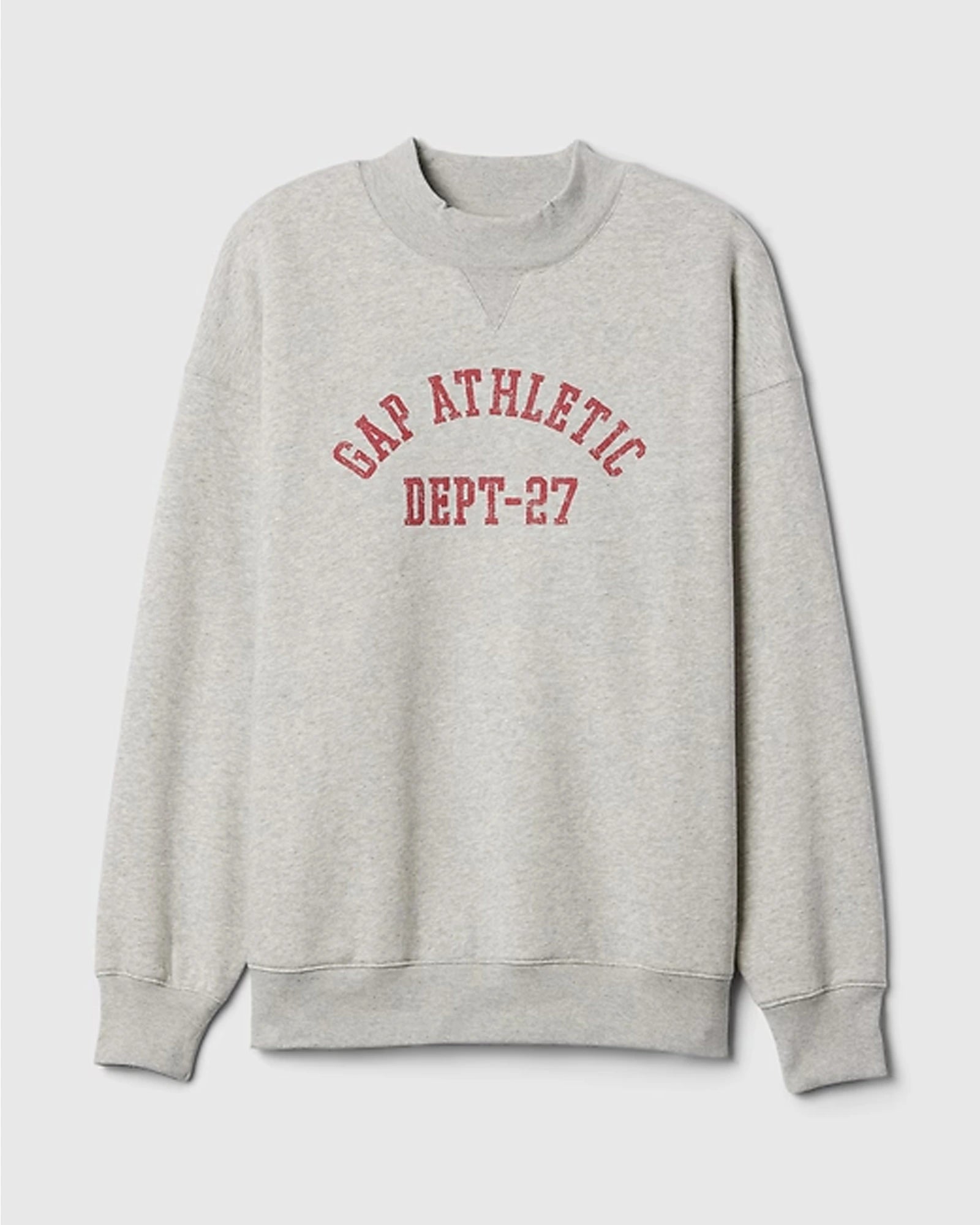 Gap-Mock-Neck-Gray-Sweatshirt