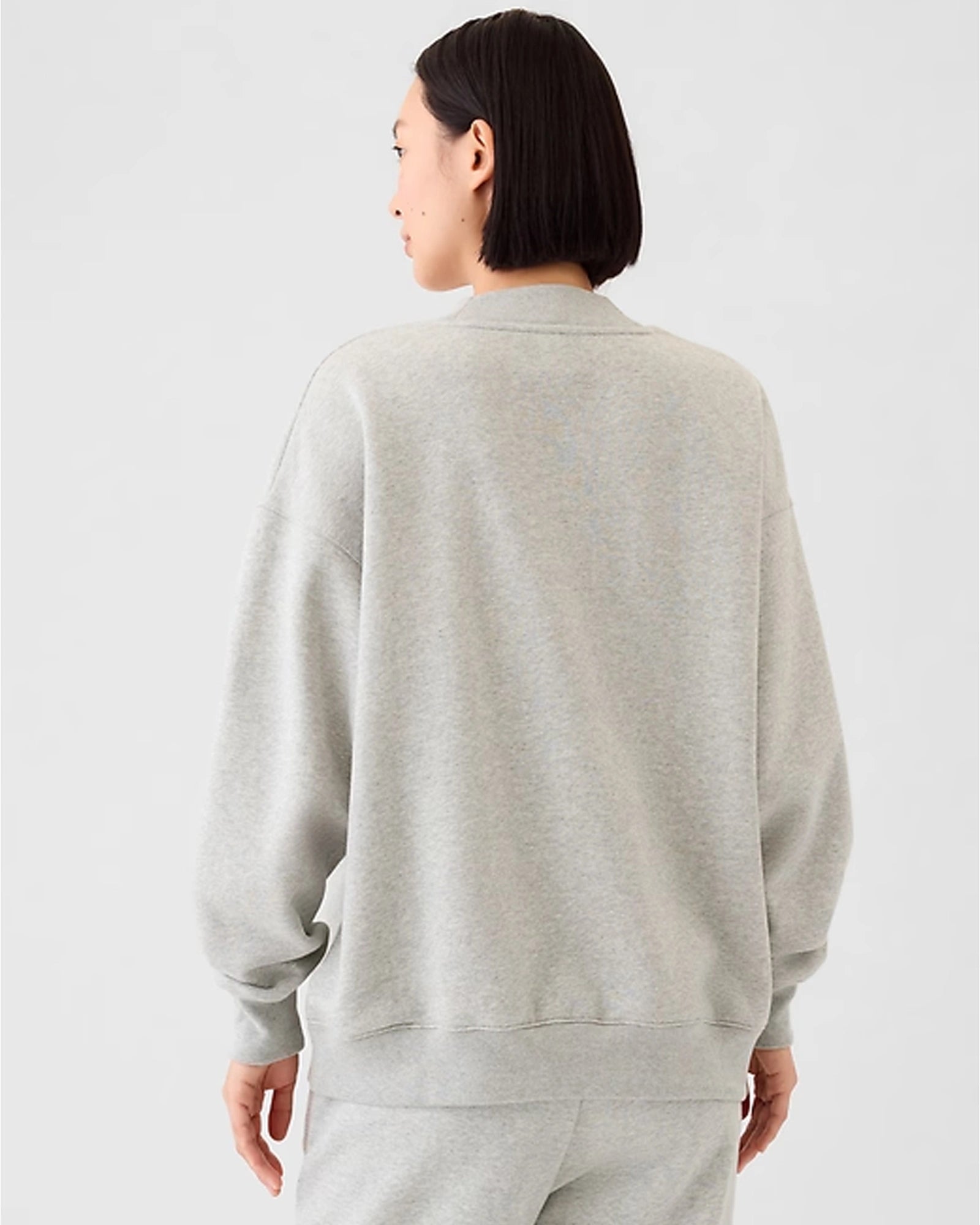 Gap-Mock-Neck-Grey-Sweatshirt