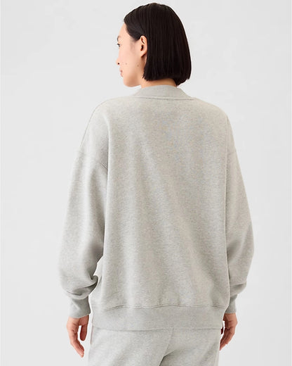 Gap-Mock-Neck-Grey-Sweatshirt