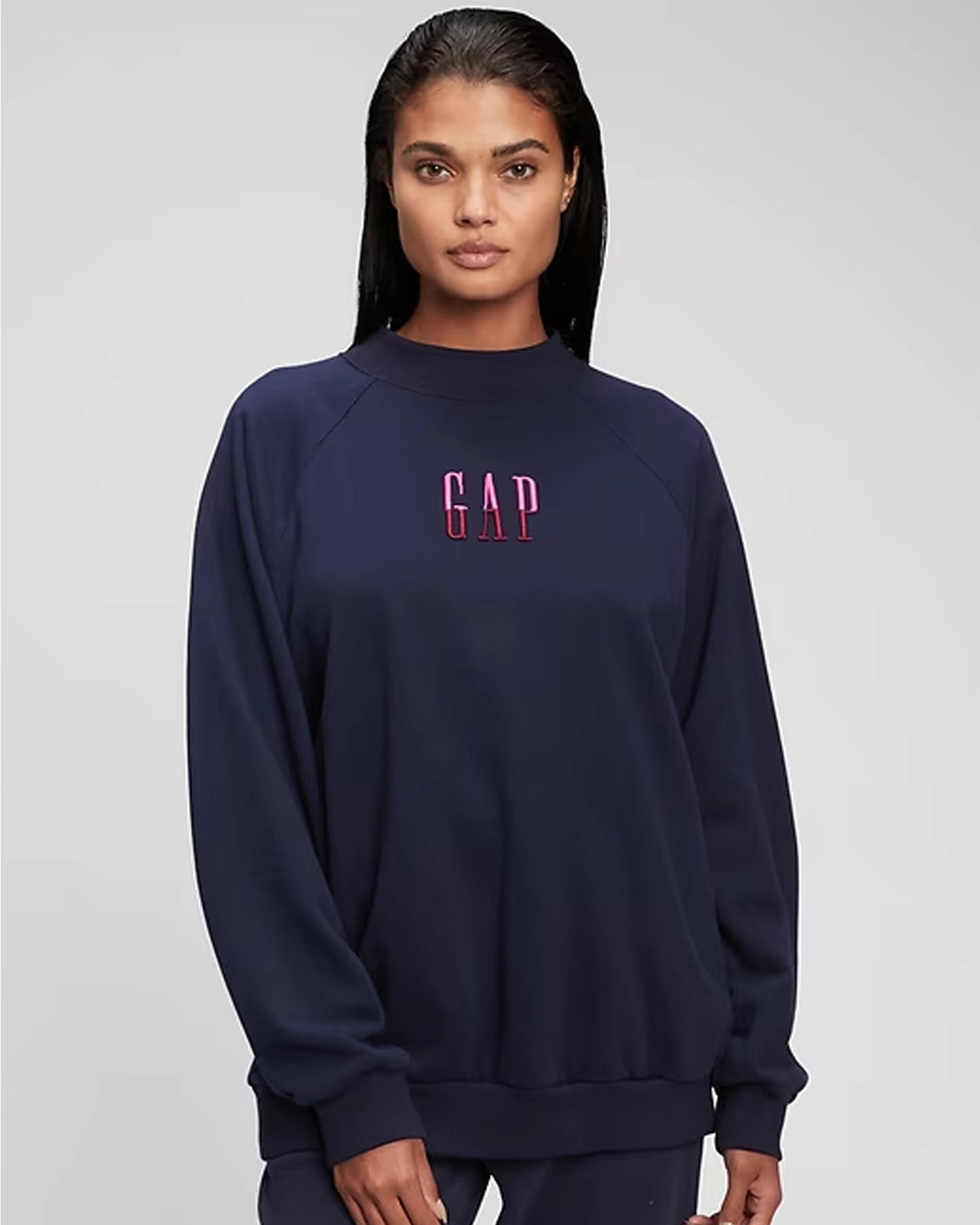Gap-Mock-Neck-Sweatshirt-Blue