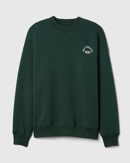 Gap-Mock-Neck-Sweatshirt-Green