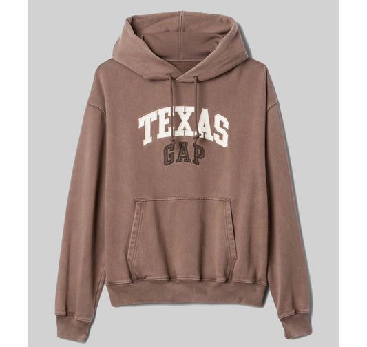 Gap-Texas-Hoodie-Brown
