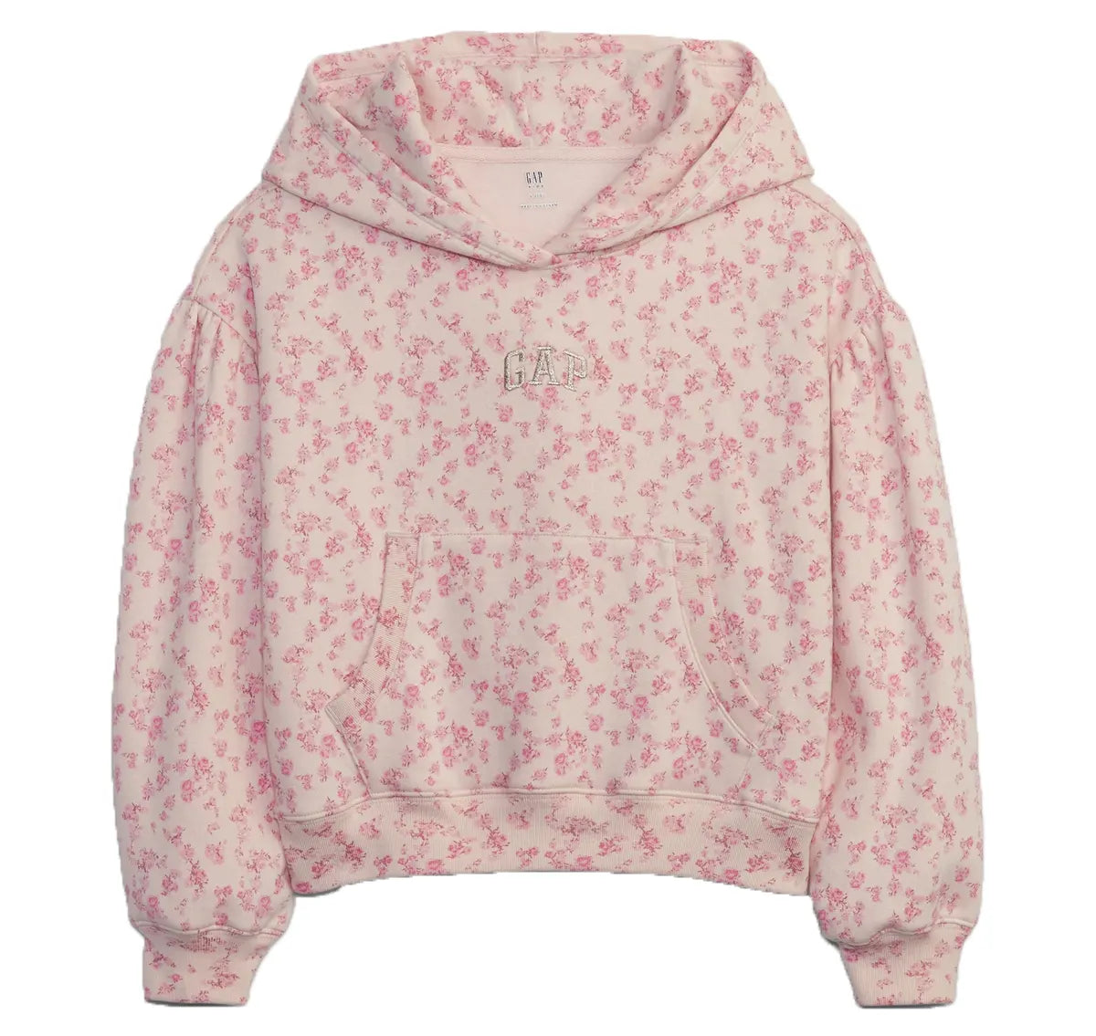 Gap_X_Love_Shack_Fancy_Floral_Hoodie_Pink_Front
