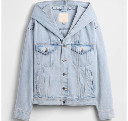 GapxBEISHoodedDenimJacket