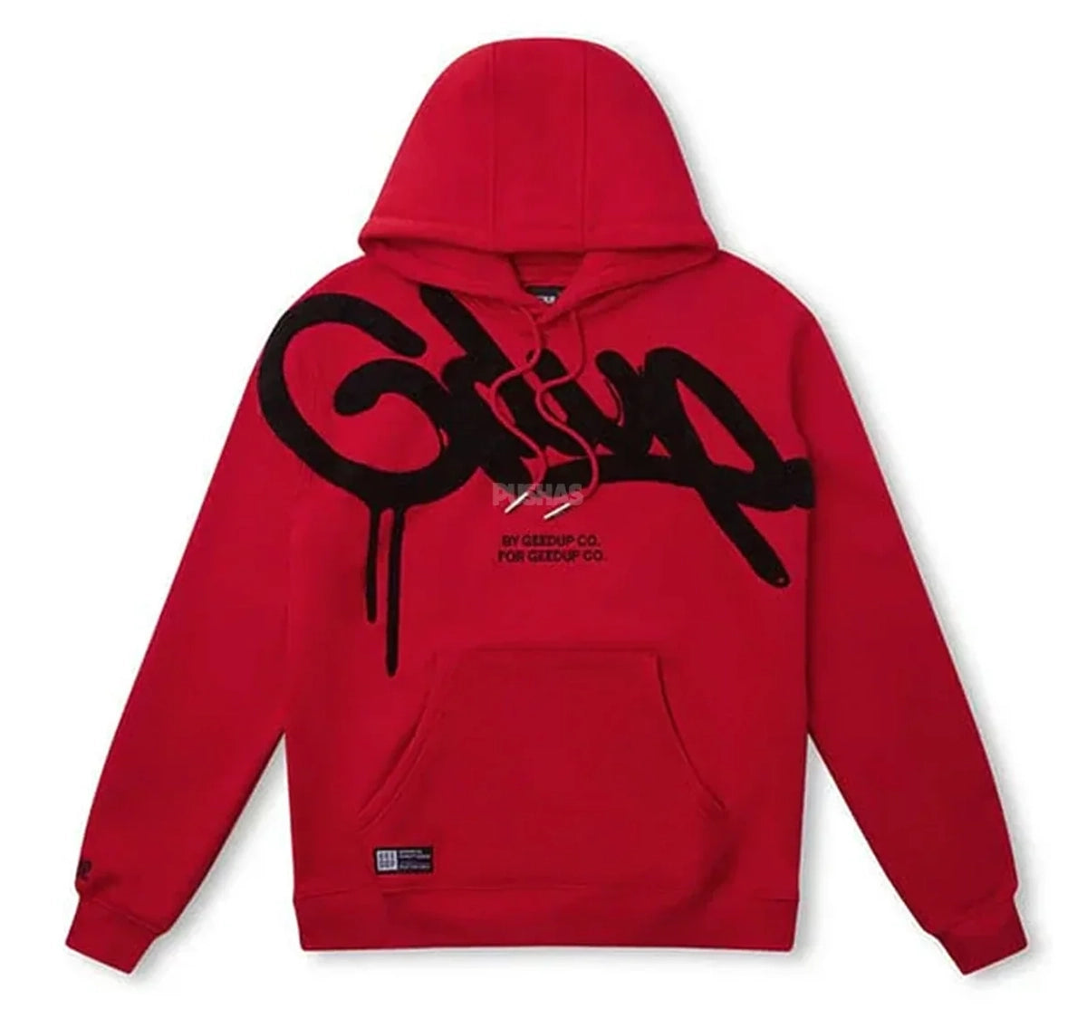 Geedup_Handstyle_Hoodie_Red