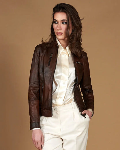 Genuine-Brown-Leather-Jacket-Womens
