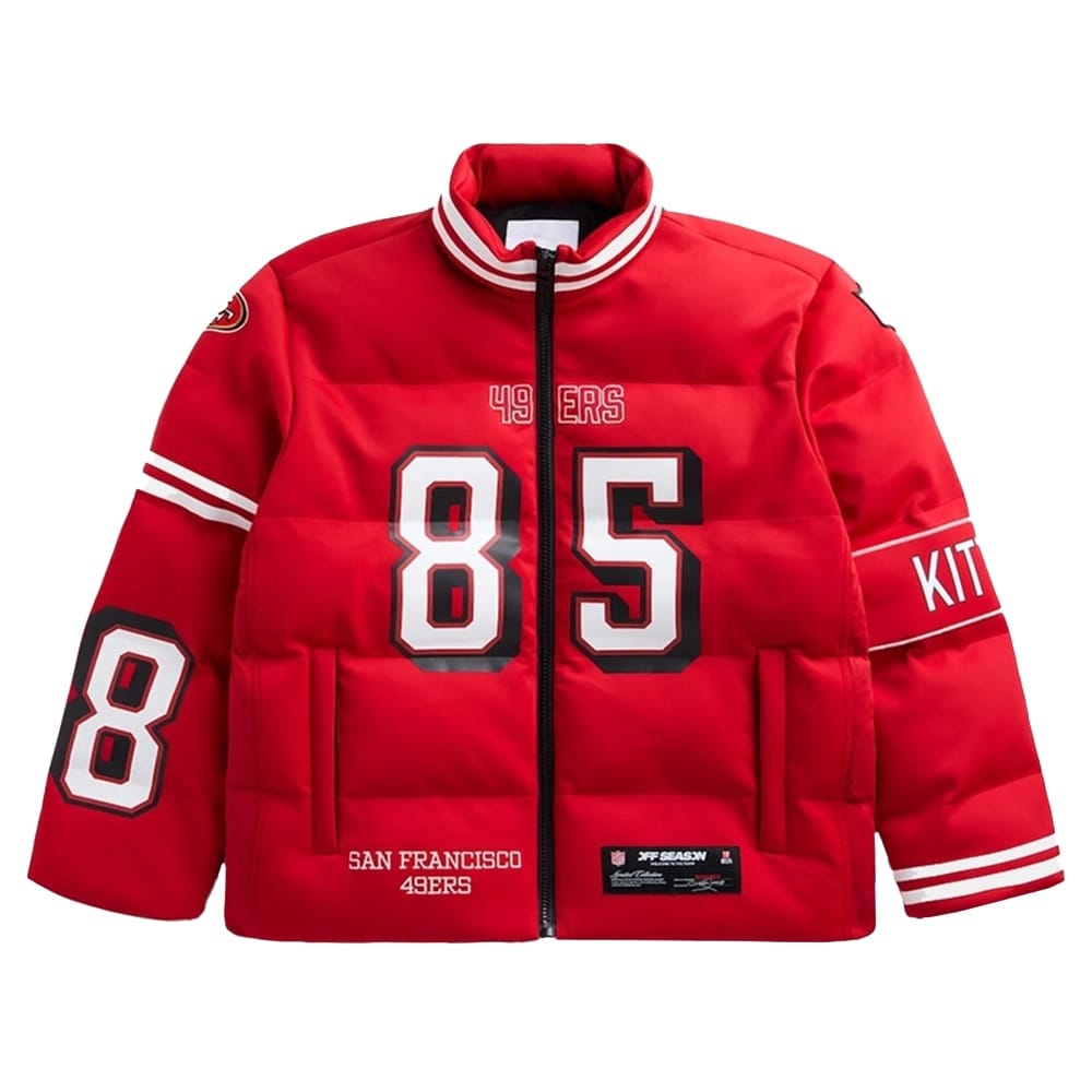 George Kittle 49ers Puffer Jacket For Sale