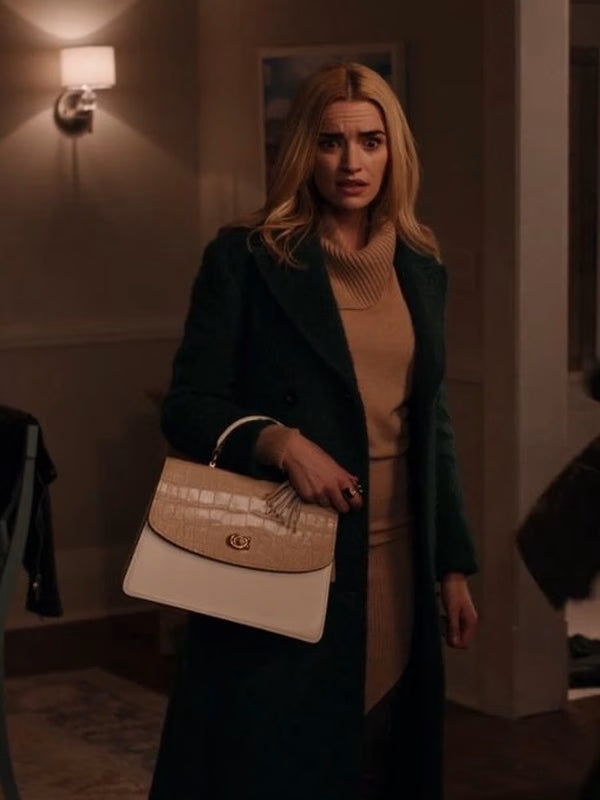 Ginny and Georgia Brianne Howey Long Coat