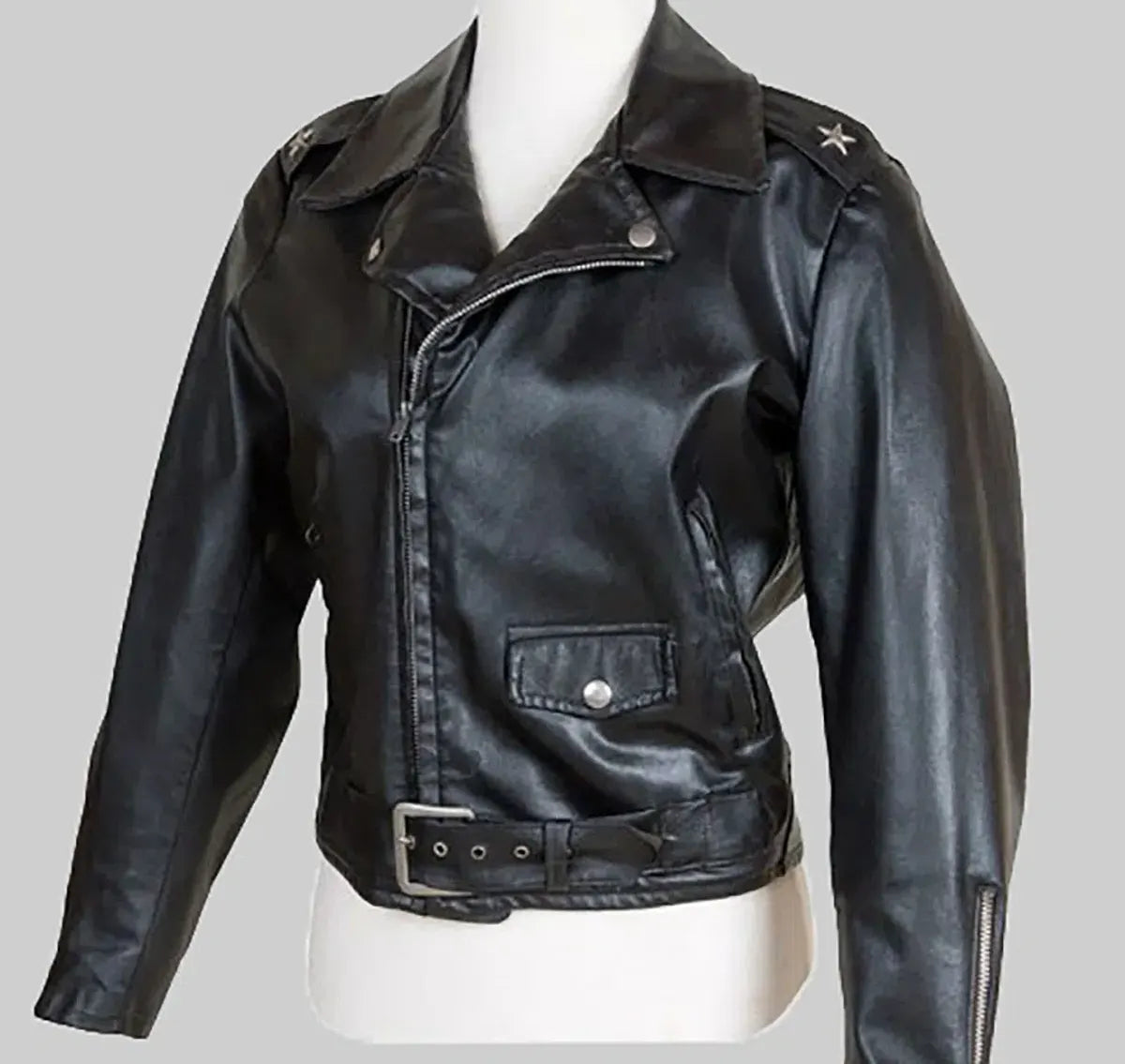 Grease Leather Jacket Sandy