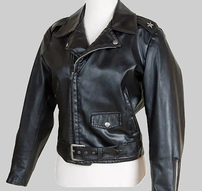 Grease Leather Jacket Sandy