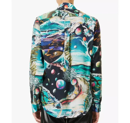 Great British Bake Off S16 Noel Fielding Beach Space Print Shirt
