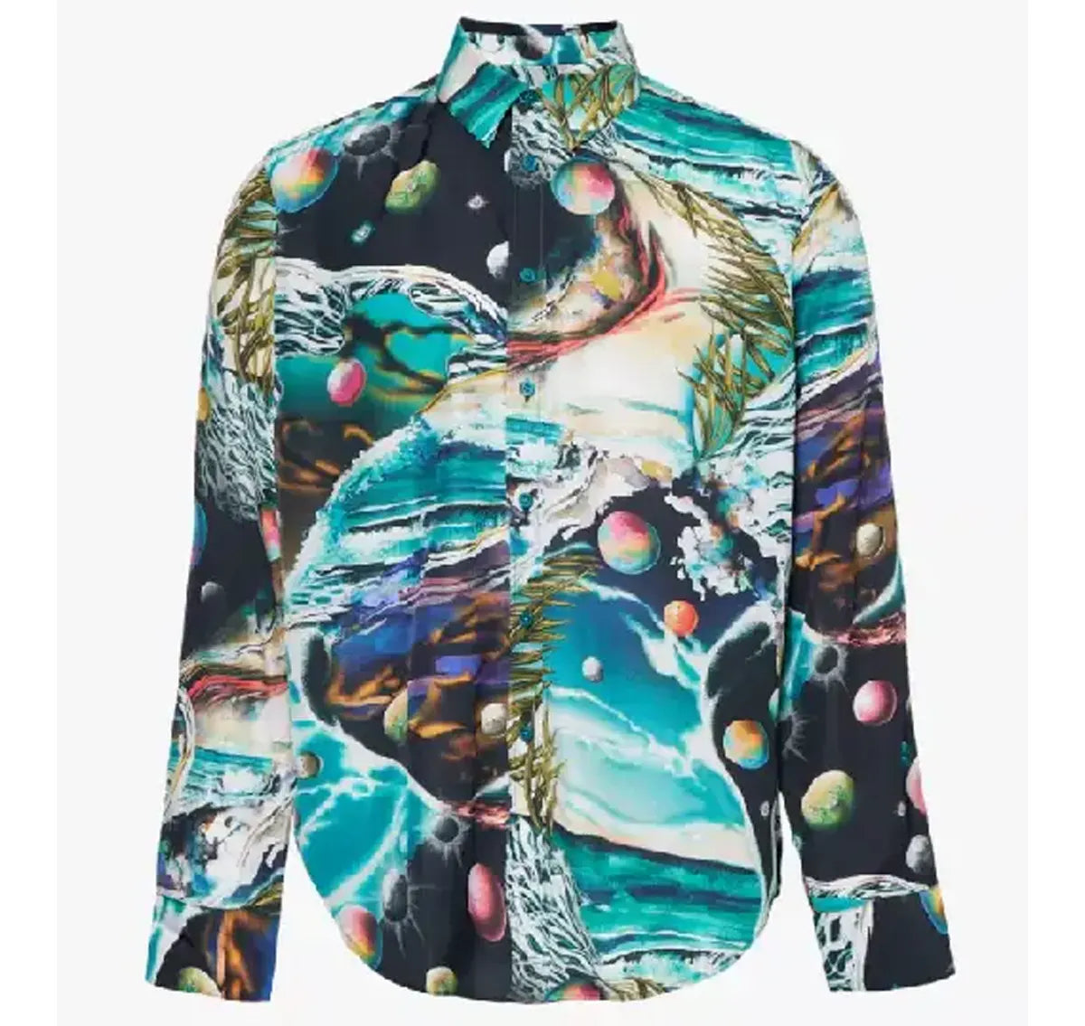 Great British Bake Off S16 Noel Fielding Beach Space Print Shirt
