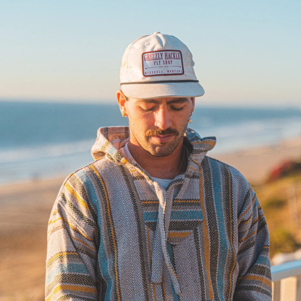 Green Mexican Drug Rug Baja Hoodie
