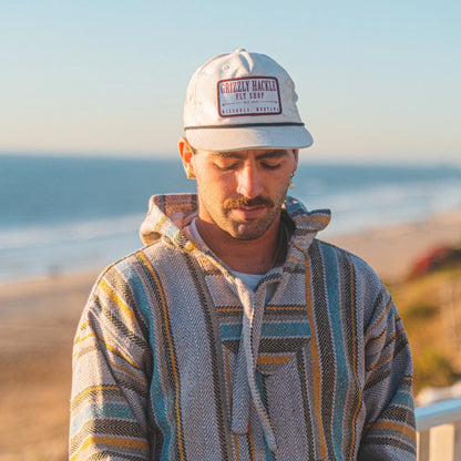 Green Mexican Drug Rug Baja Hoodie
