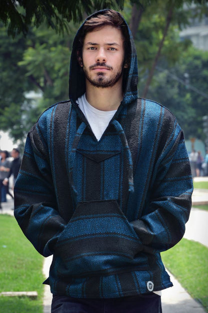 Green Mexican Drug Rug Baja Hoodie Buy