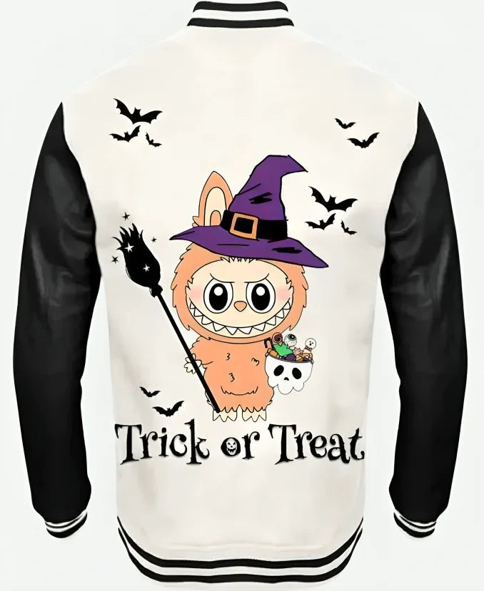 Trick or Treat Labubu Varsity Jacket