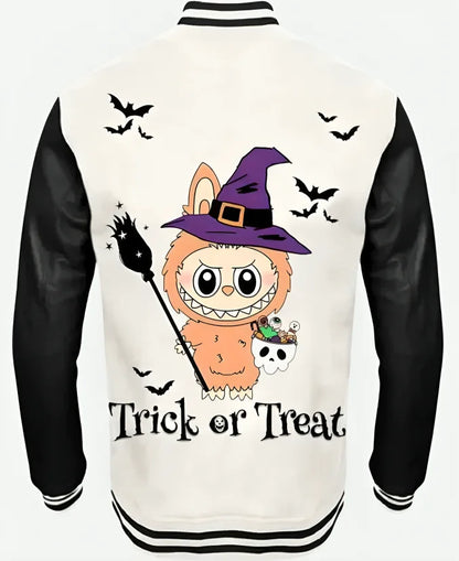 Trick or Treat Labubu Varsity Jacket