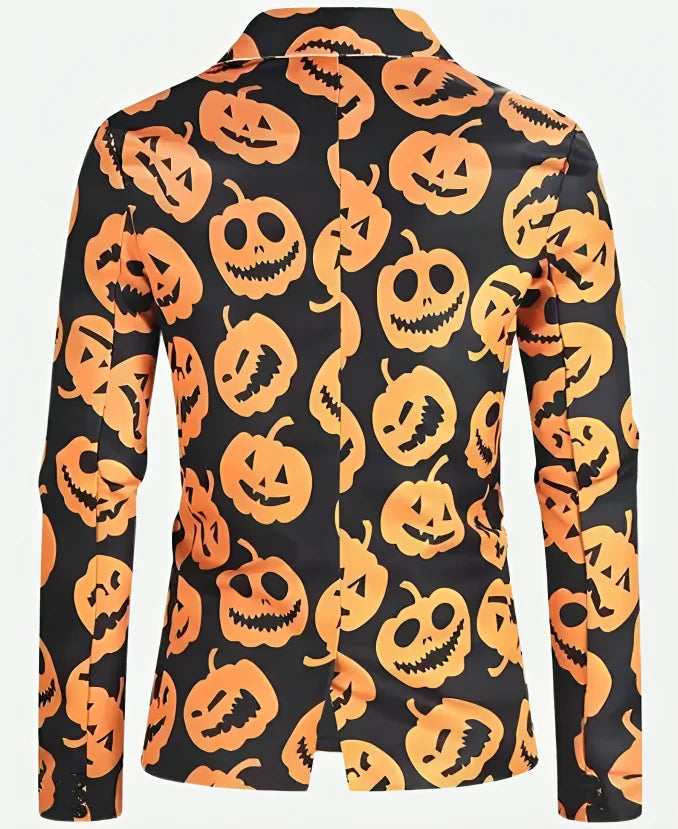 Halloween Party Pumpkin Blazer