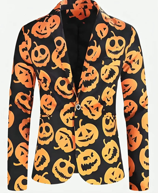 Halloween Party Pumpkin Blazer