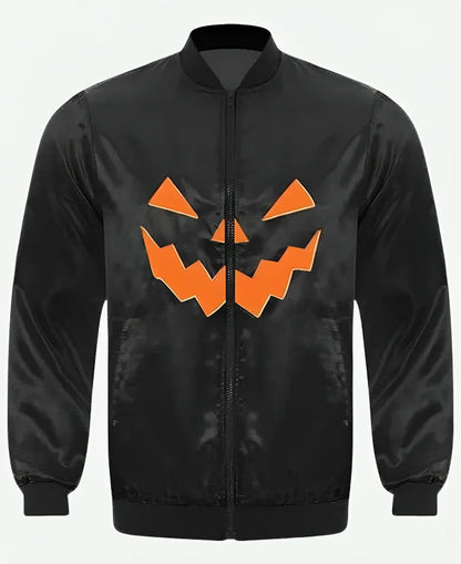 Halloween Scary Pumpkin Black Jacket