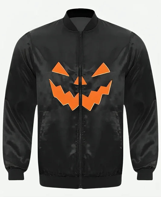 Halloween Scary Pumpkin Black Jacket