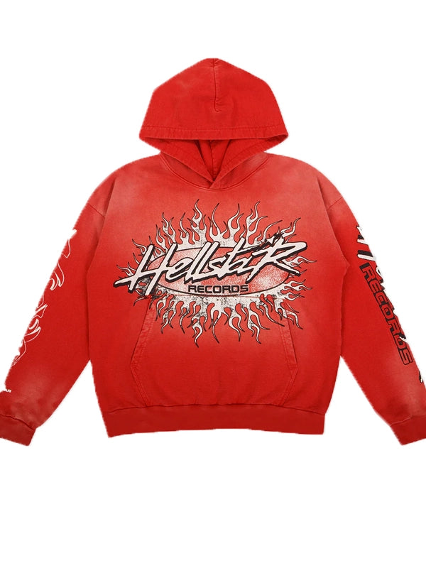 Hellstar Red Hoodie Pullover