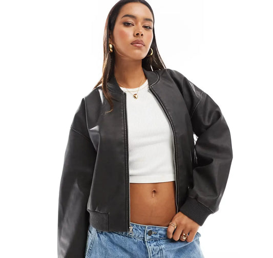 Hollister Leather Jacket