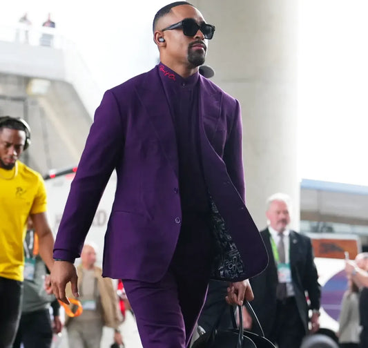 Jalen Hurts Purple Suit
