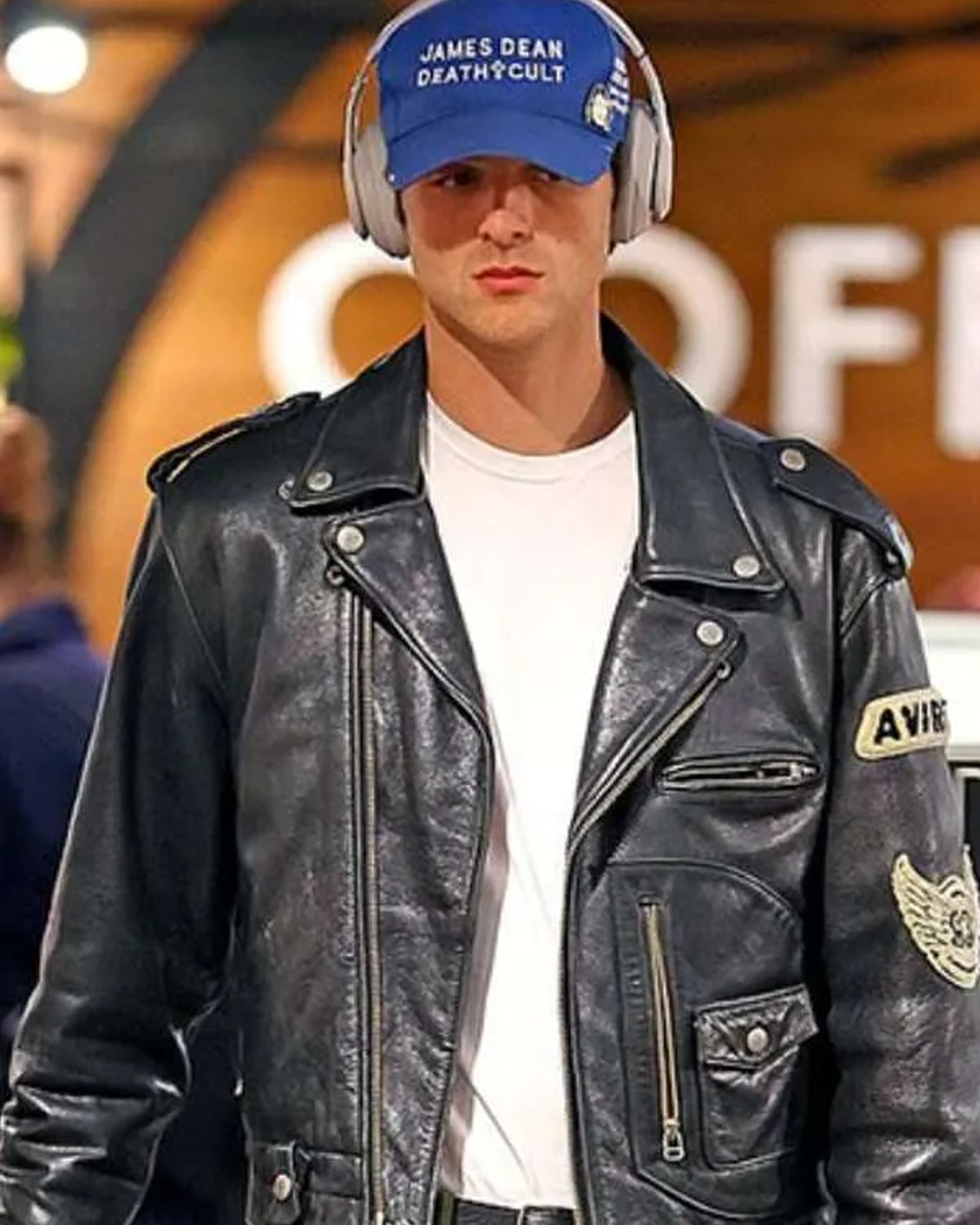 James Dean Death Cult USA Tour 93 Leather Jacket