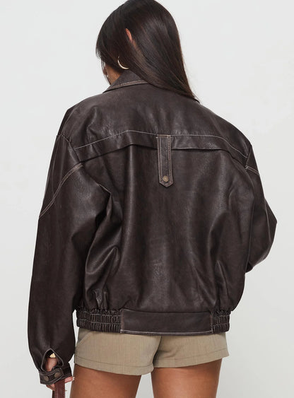 Jaxton-Faux-Leather-Jacket-Brown-for-sale
