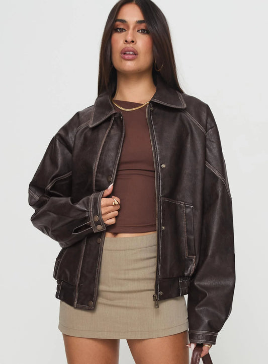 Jaxton-Faux-Leather-Jacket-Brown