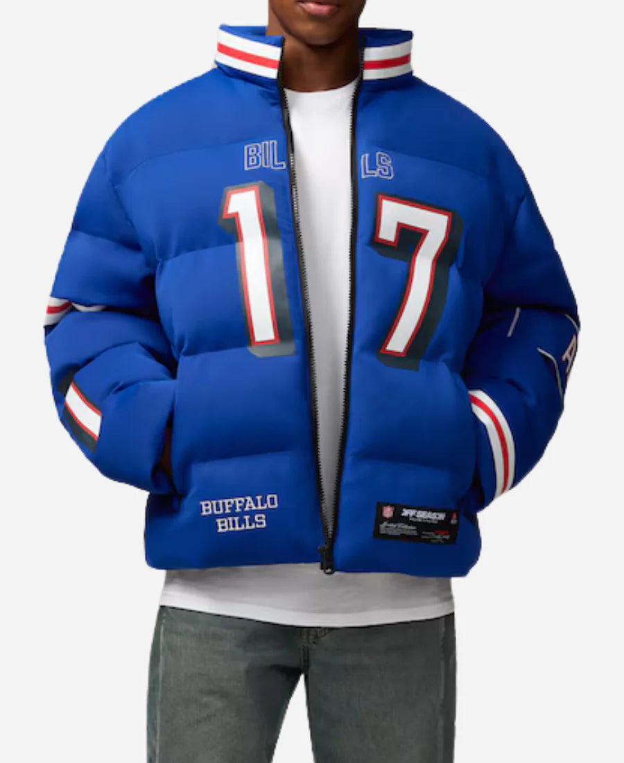 Josh Allen Bills Off Season NFL Puffer Jacket