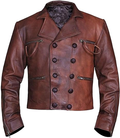 Justice League Jason Double Breasted Leather Jacket