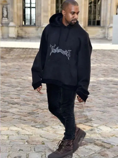 Kanye West Vetements Black Fleece Hoodie