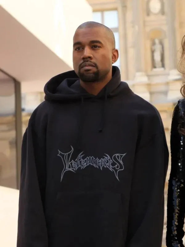 Kanye West Vetements Black Hoodie