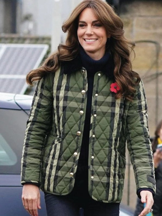 Kate Middleton Quilted Jacket