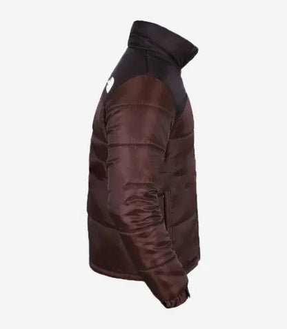 Kendall-Jenner-Brown-Puffer-Jacket