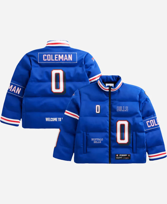 Keon Coleman Bills Off Season NFL Puffer Jacket